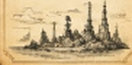 Egghead Future Island spires and laboratory domes